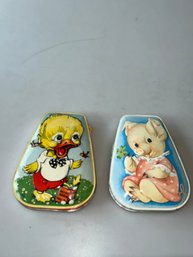 Vintage 1950s Toffee Tins Made In England By George W. Horner & Co. Ltd.