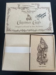 June McKenna Christmas Cards And Envelopes Lot Of 24
