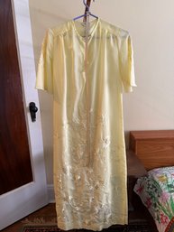 Vintage Buttercup Yellow Short-sleeve Dress