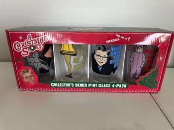 NIB A Christmas Story Collector Glasses