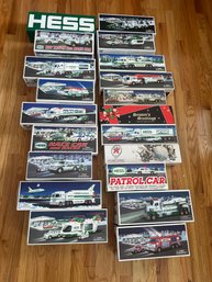 NIB Lot Of 20 Hess Trucks
