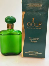 Golf Green Pour Homme. For Men. 4.3 Oz