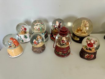 Lot Of EIGHT Snowglobes - Most Are Musical