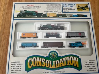 Bachmann Consolidation N-Scale Electric Train Set