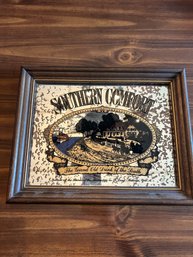 Southern Comfort Mirrored Frame
