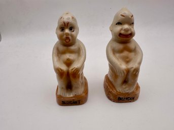 Vintage Ceramic Salt And Pepper Shakers