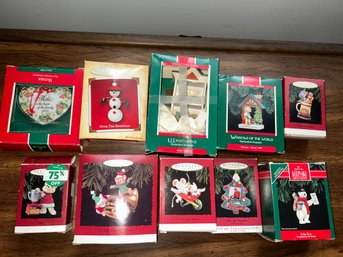 Lot Of Hallmark Christmas Ornaments