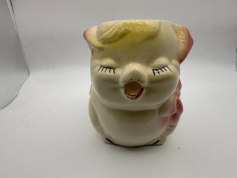 Vintage Shawnee Pottery 'Smiley Pig' Creamer