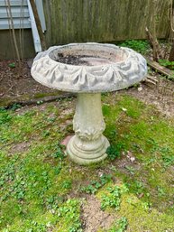 Cement Bird Bath. Heavy
