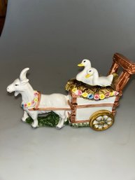 Vintage 1983 Schmid Howard Kaplan Musical Music Goat Geese Cart Chariots Of Fire