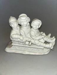 Department 56 Winter Silhouette 'Sliding In The Snow