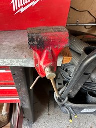 Vise.  Come Prepared To Remove. In Garage