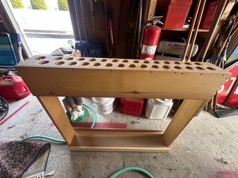 Wooden Fishing Rod Holder