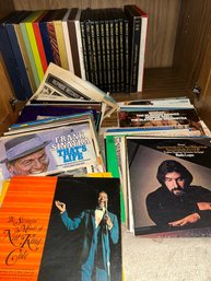 About 75 Asst Vinyl Records