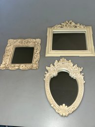 Three Small Wall Mirrors
