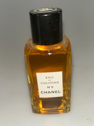 Vintage Bottle Of Chanel No. 5 Eau De Cologne.