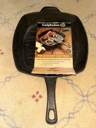 Calphalon 10 In Cast Iron Grill Pan