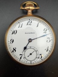Antique South Bend Open-face Pocket Watch