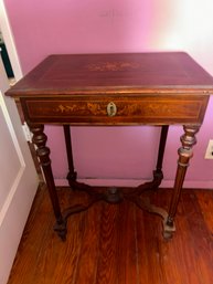 Jewelry Organizer / Side Table With Key