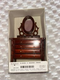 Bombay Company Dollhouse Miniature 4 Drawer Chest