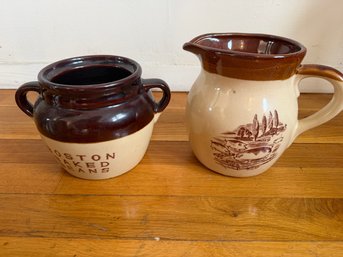 Pair Of Vintage Crocks