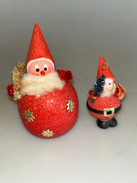WEST GERMANY SANTA FIGURAL CANDY CONTAINER