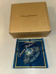 Tommy Bahama Vintage Marlin Glass Ashtray Blue Allure