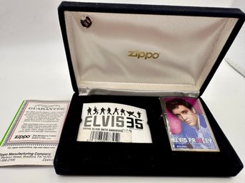 Limited Edition Elvis Presley 35th Anniversary Zippo Lighter. 876/3500 UNFIRED