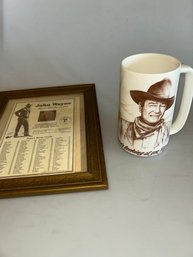 John Wayne Mug & Medal