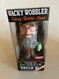 Funko Wacky Wobbler Uncle Si Talking Bobblehead.