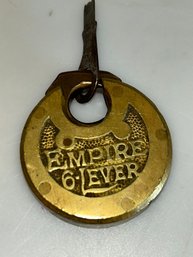 Antique Empire 6-Lever Padlock