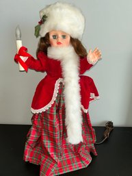 Electric Mechanical Holiday Doll