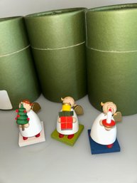 Hand-crafted Wooden Angel Figurines From Gnter Reichel,