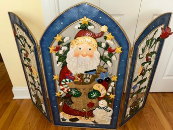 Holiday Fireplace Screen
