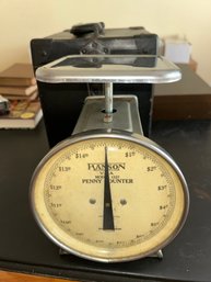 Vintage Hanson Model 1527 Penny Counter With Case