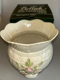 Belleek ARMSTRONG CACHE POT With Box