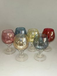 Colored Cordial Glasses