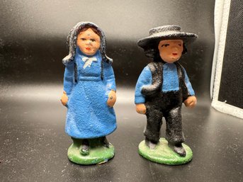 Cast Iron Amish Figurines