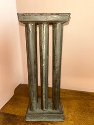 Antique Primitive Tin Candle Mold