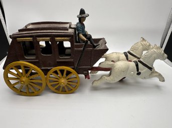 Cast Iron Toy Stagecoach