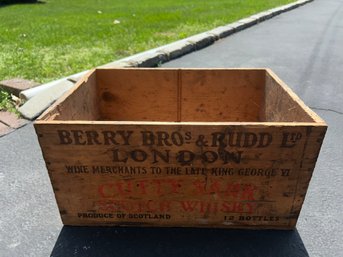 Vintage Whiskey Crate