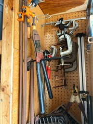 Large Lot Of Clamps