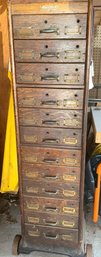 Antique Flat File Cabinet