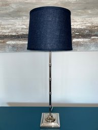 Table Lamp With Navy Shade