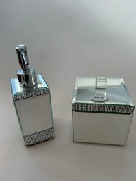 Bejeweled Soap Dispenser & Storage Box