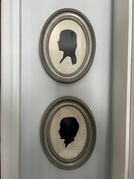 Pair Of Vintage Silhouettes