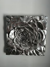 Silver Flower Wall Decor