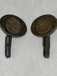 Cuff Links With 10K Accent