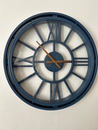 Wall Clock, Navy Blue