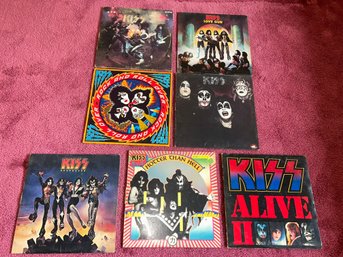 Lot Of 7 Kiss Albums